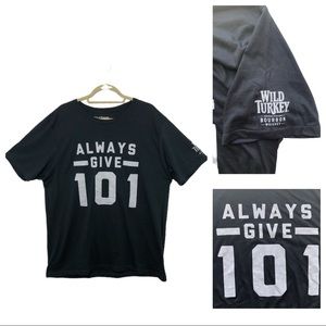 WILD TURKEY WHISKEY 101 GREY GRAPHIC T-SHIRT